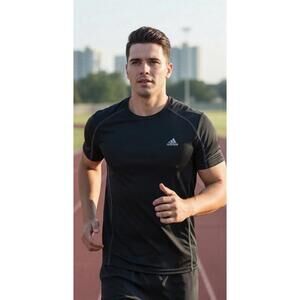 adidas Workout Climalite DriFit Shirt  Mens Size Black 2XL NWT